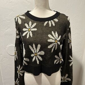 NWT FCT Women’s Large Cropped Sweater Long Sleeve Soft Knit.